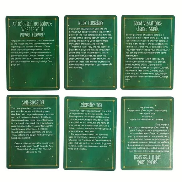 The Practical Witch's Spell Deck 100 Spells for Love, Happiness & Success - Picture 2 of 4